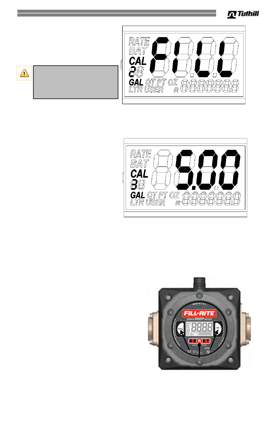 Operating instructions | Fill-Rite 900D Series Digital Liquid Meter User Manual | Page 5 / 16