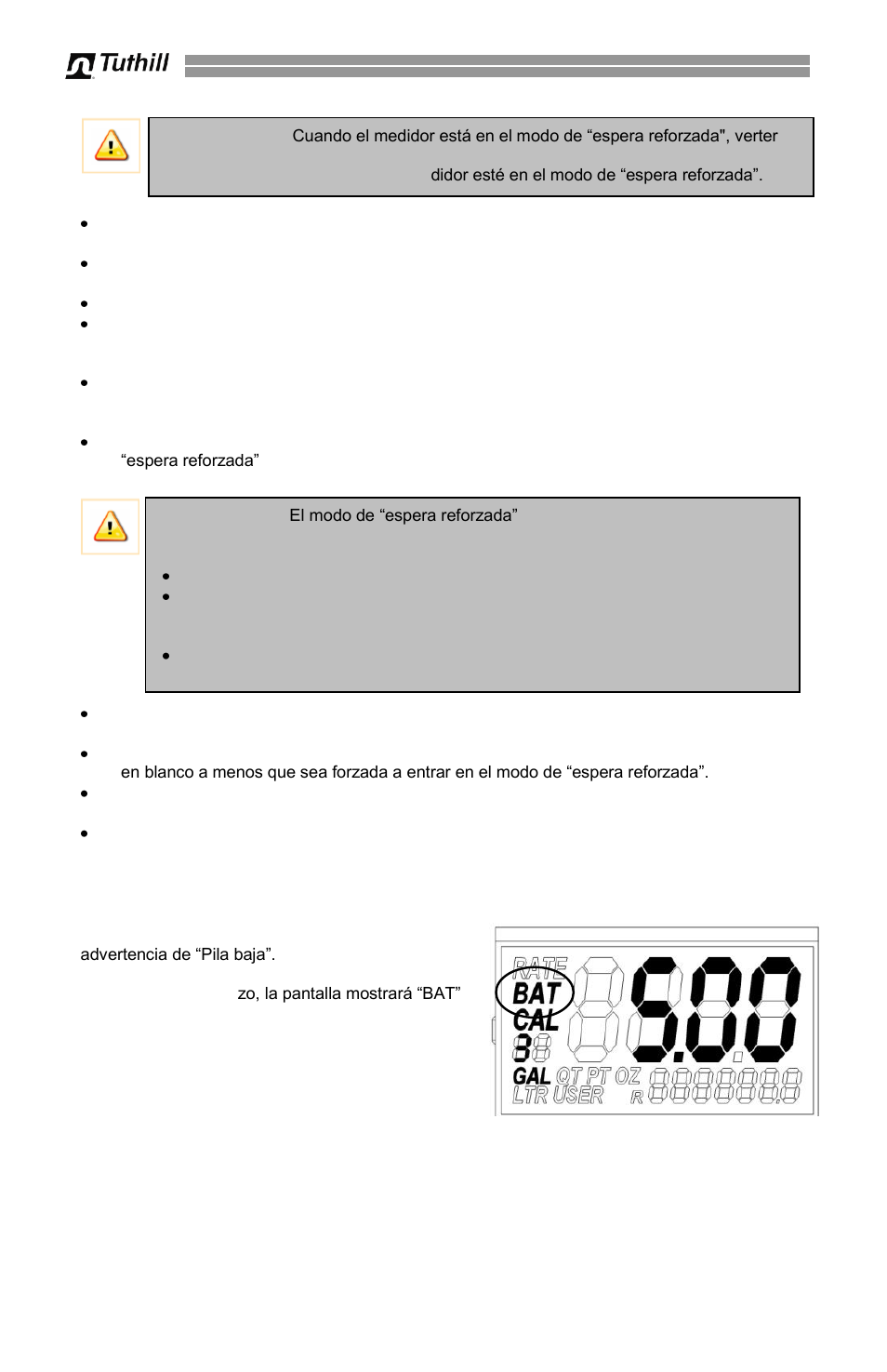 Advertencia de pilas descargadas, Almacenamiento, Solución de problemas | Fill-Rite 900 Series Digital Liquid Meter User Manual | Page 18 / 48