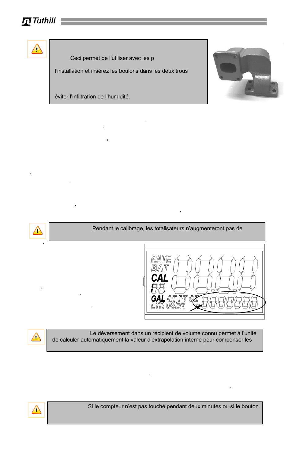 Procédure de calibrage du compteur, Calibrage du compteur | Fill-Rite 900 Series Digital Liquid Meter User Manual | Page 28 / 48