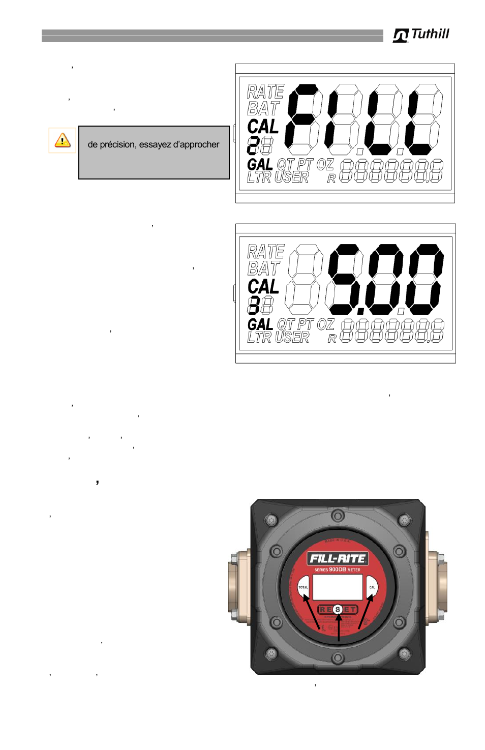Mode d, Emploi, Mode d ’emploi | Fill-Rite 900 Series Digital Liquid Meter User Manual | Page 29 / 48