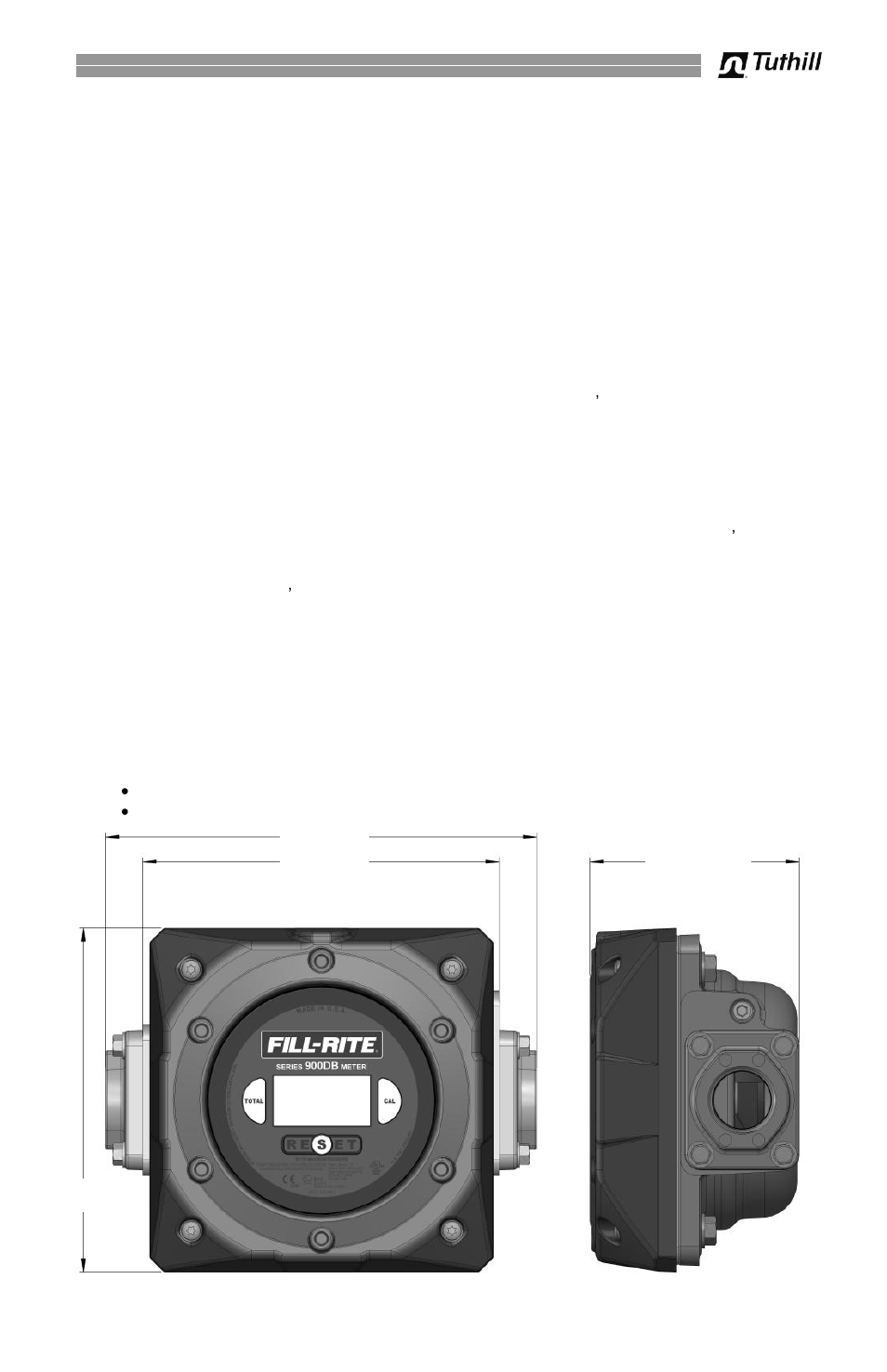 11 caractéristiques techniques et informations | Fill-Rite 900 Series Digital Liquid Meter User Manual | Page 35 / 48