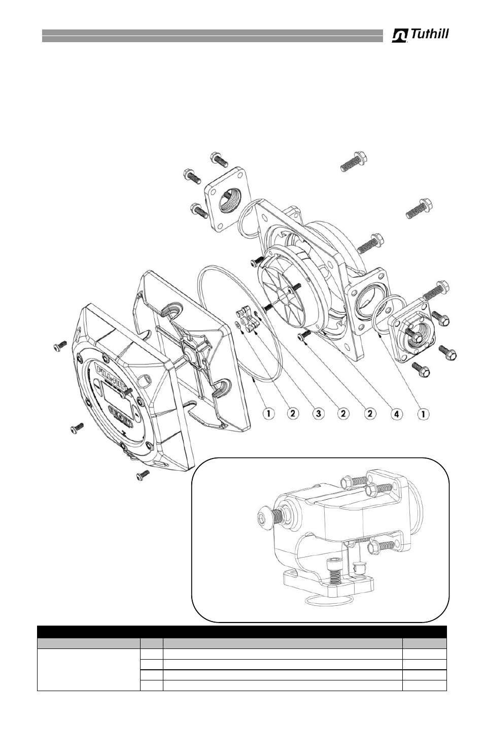 Ersatzteil-informationen, 9 ersatzteil-informationen | Fill-Rite 900 Series Digital Liquid Meter User Manual | Page 45 / 48