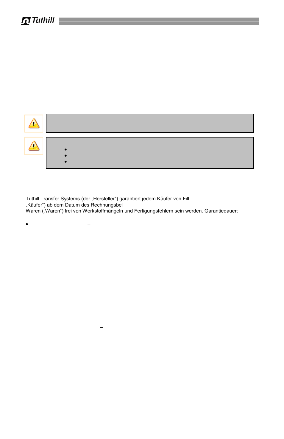 10 elektrik-einbauinformationen, Tuthill produktgarantie | Fill-Rite 900 Series Digital Liquid Meter User Manual | Page 46 / 48