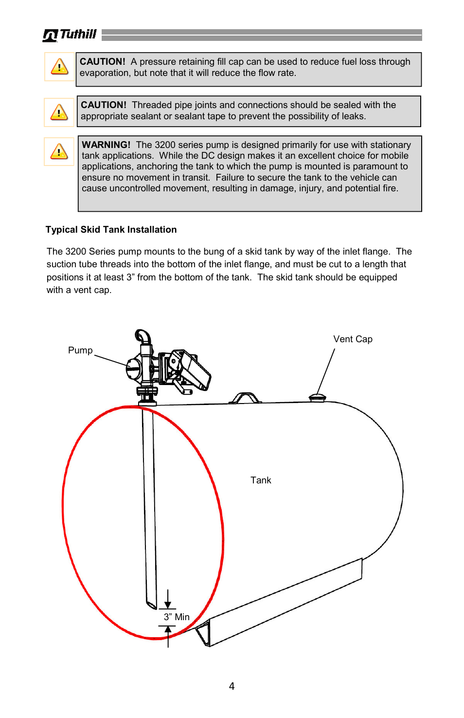 Fill-Rite 3200 Series High Flow DC Pump User Manual | Page 4 / 16
