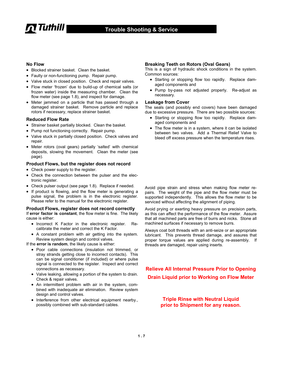 Fill-Rite TM Series Precision Meter User Manual | Page 7 / 24