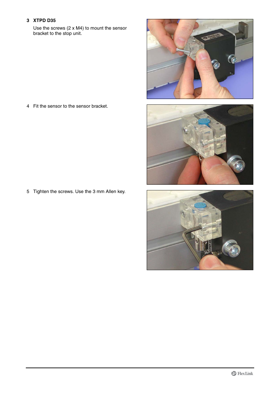 FlexLink XT (макс. 30 кг) Монтаж User Manual | Page 44 / 74