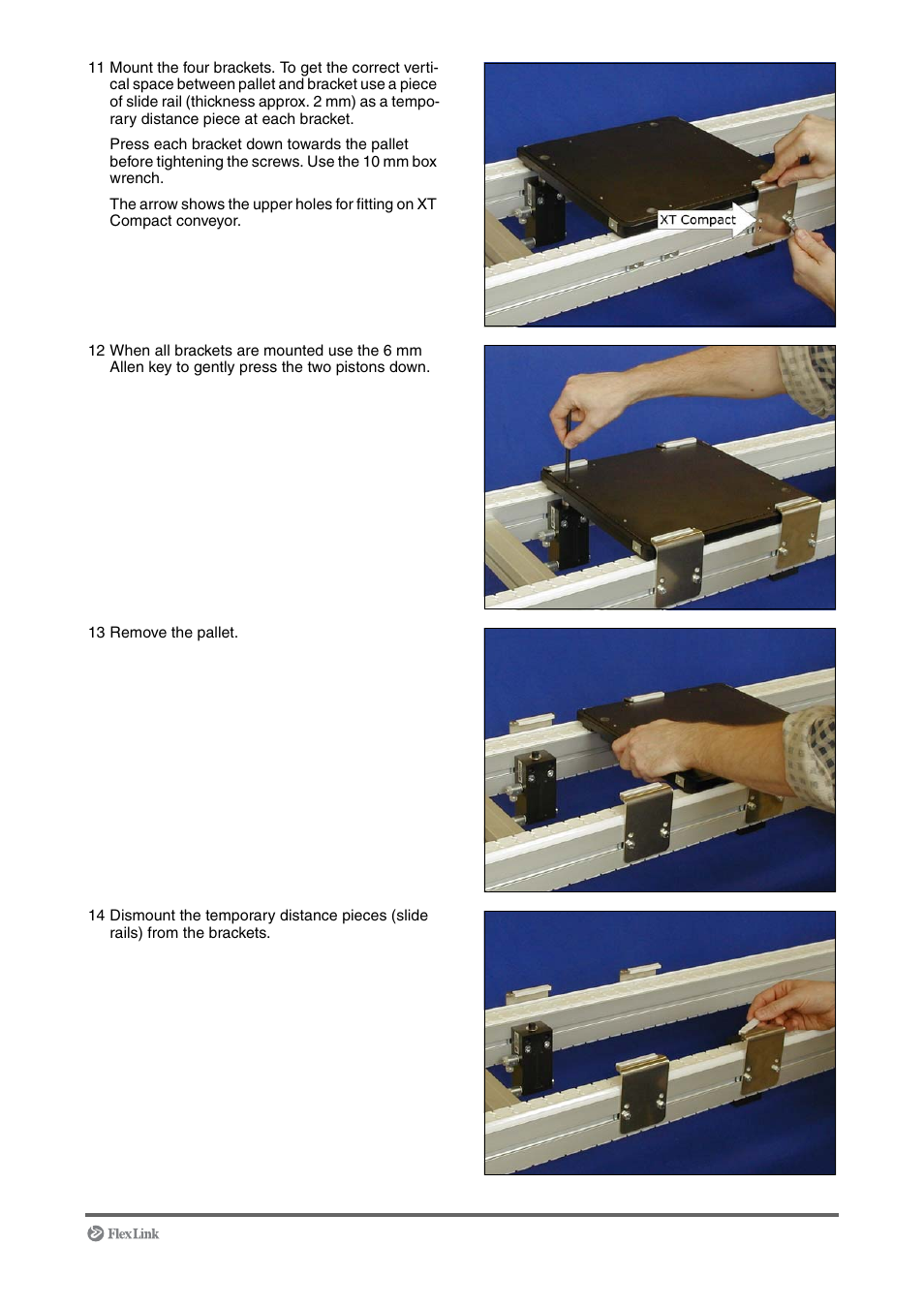 FlexLink XT (макс. 30 кг) Монтаж User Manual | Page 55 / 74
