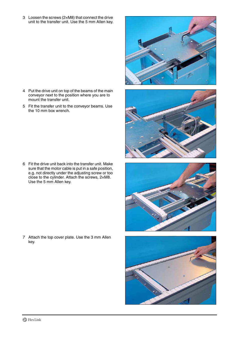 FlexLink XT (макс. 30 кг) Монтаж User Manual | Page 61 / 74