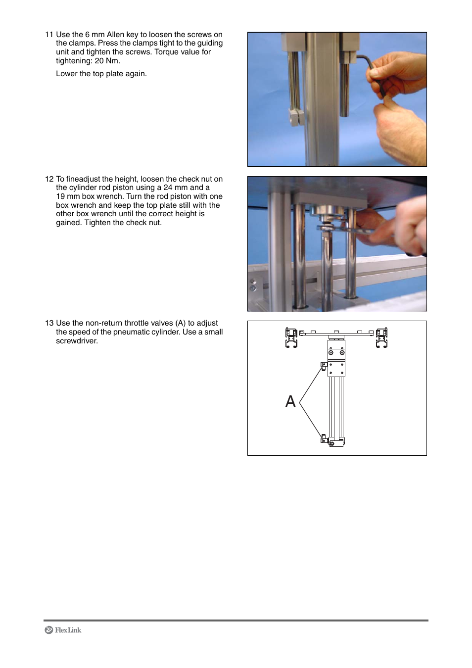 FlexLink XT (макс. 30 кг) Монтаж User Manual | Page 73 / 74