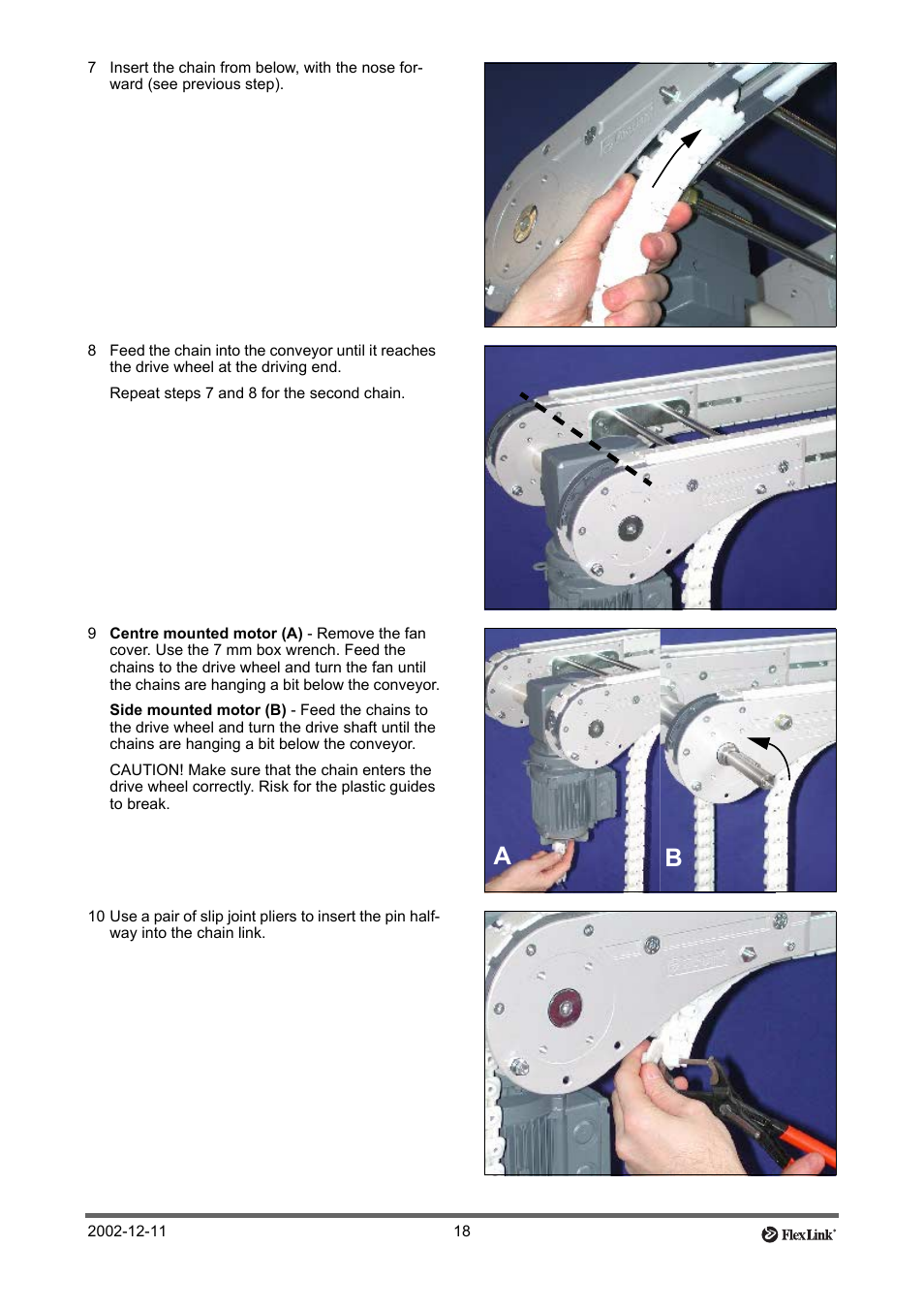 FlexLink XT (макс. 30 кг) Тех. обслуживание User Manual | Page 18 / 67