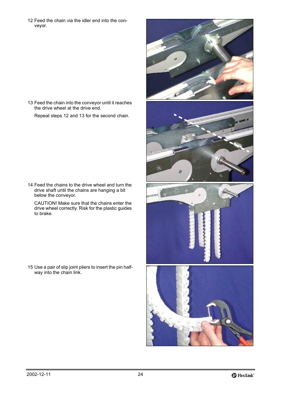 FlexLink XT (макс. 30 кг) Тех. обслуживание User Manual | Page 24 / 67