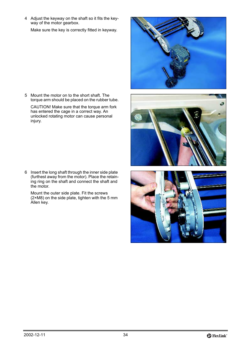 FlexLink XT (макс. 30 кг) Тех. обслуживание User Manual | Page 34 / 67