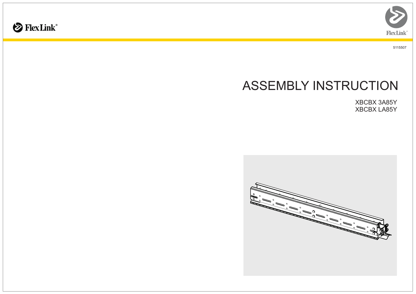 Assembly instruction | FlexLink X85Y (85 мм) Монтаж User Manual | Page 2 / 2