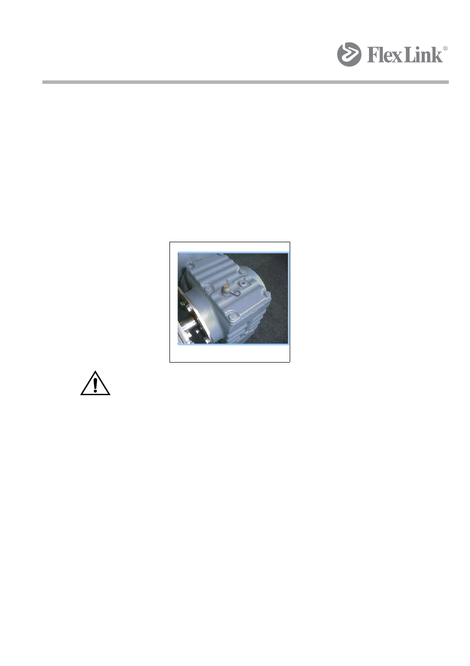 7 lubricate the motor | FlexLink Spiral Elevator User Manual | Page 62 / 74