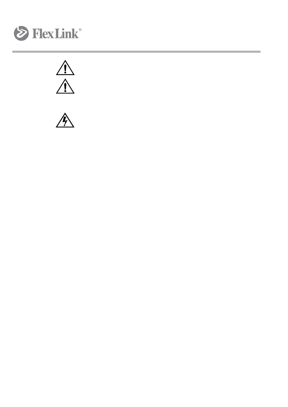 1 noise level, 2 electrical cabinet | FlexLink X45 Руководство пользователя User Manual | Page 15 / 46