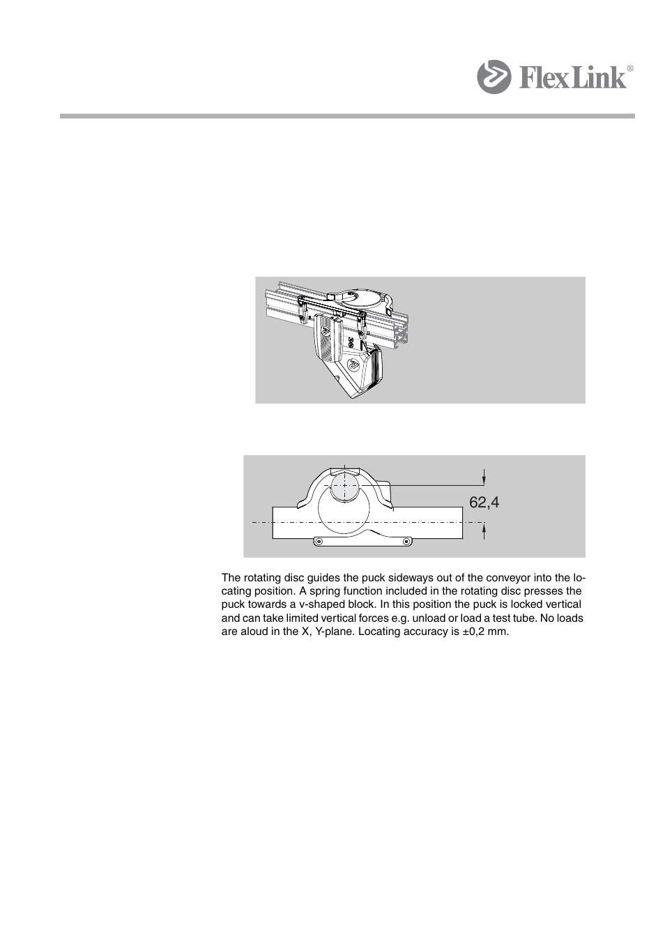 6 locating station | FlexLink X45 Руководство пользователя User Manual | Page 26 / 46
