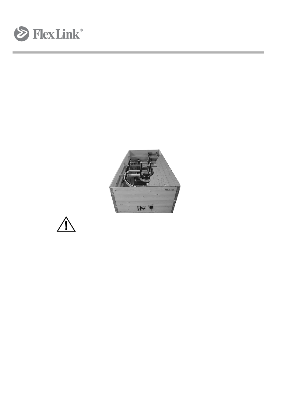 2 unloading instructions, 1 shipment | FlexLink X45 Руководство пользователя User Manual | Page 29 / 46