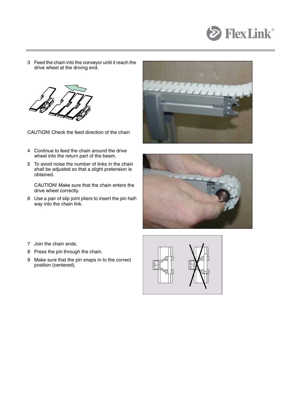 FlexLink X45 Руководство пользователя User Manual | Page 32 / 46