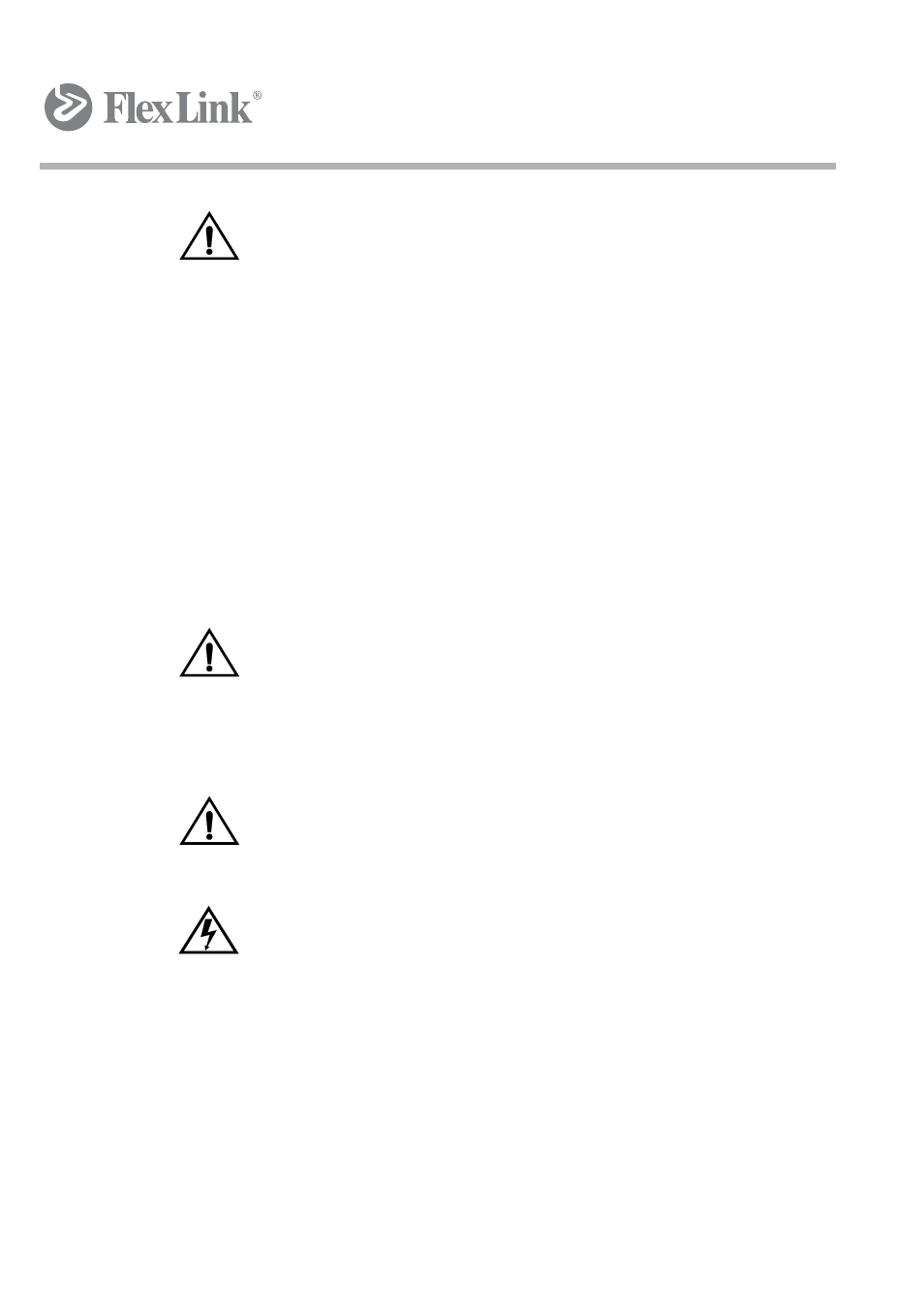 3 guards, 4 noise level, 5 electrical cabinet | FlexLink Elevator Руководство пользователя User Manual | Page 19 / 102