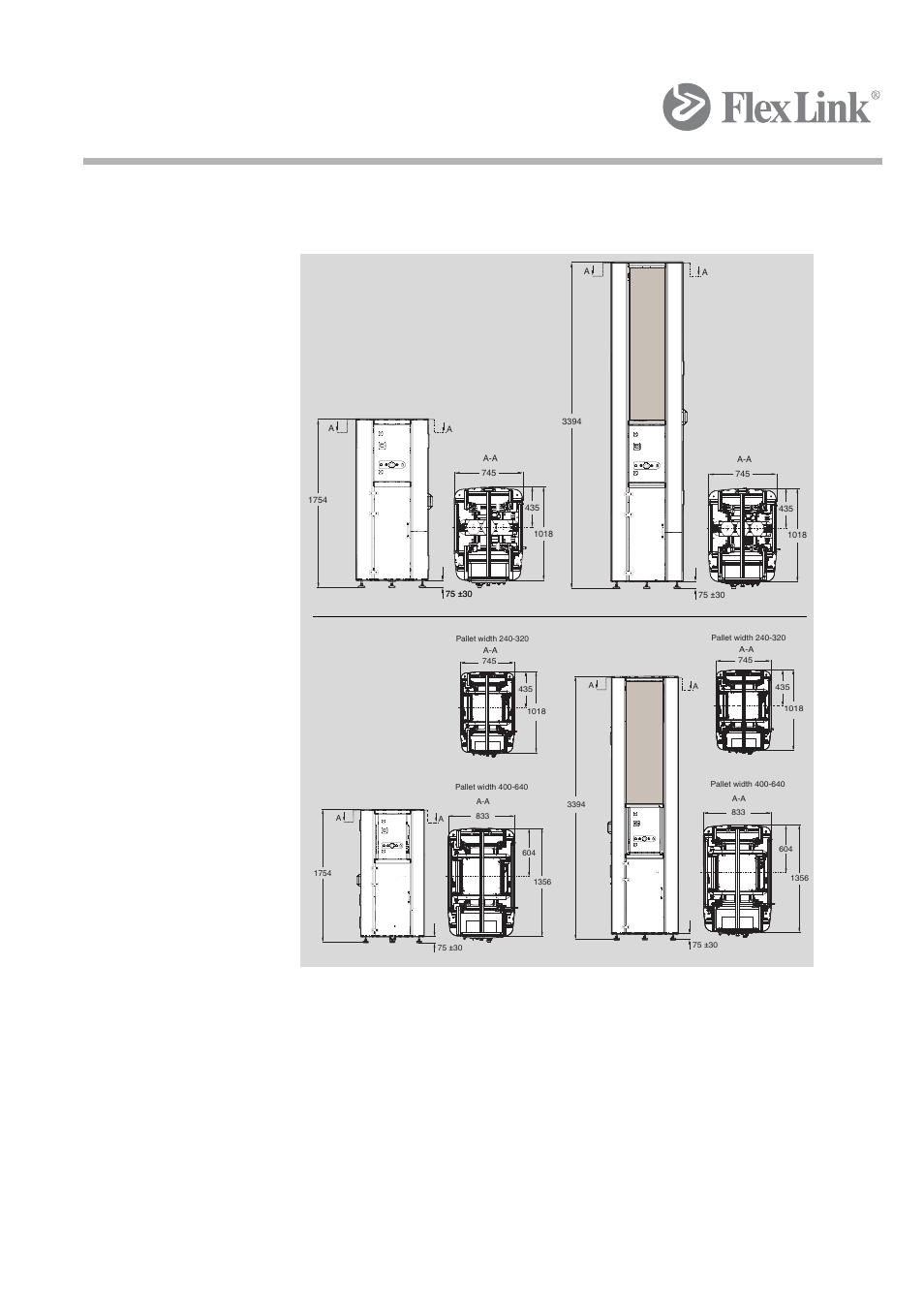 1 technical data, Xt x85/xk | FlexLink Elevator Руководство пользователя User Manual | Page 24 / 102