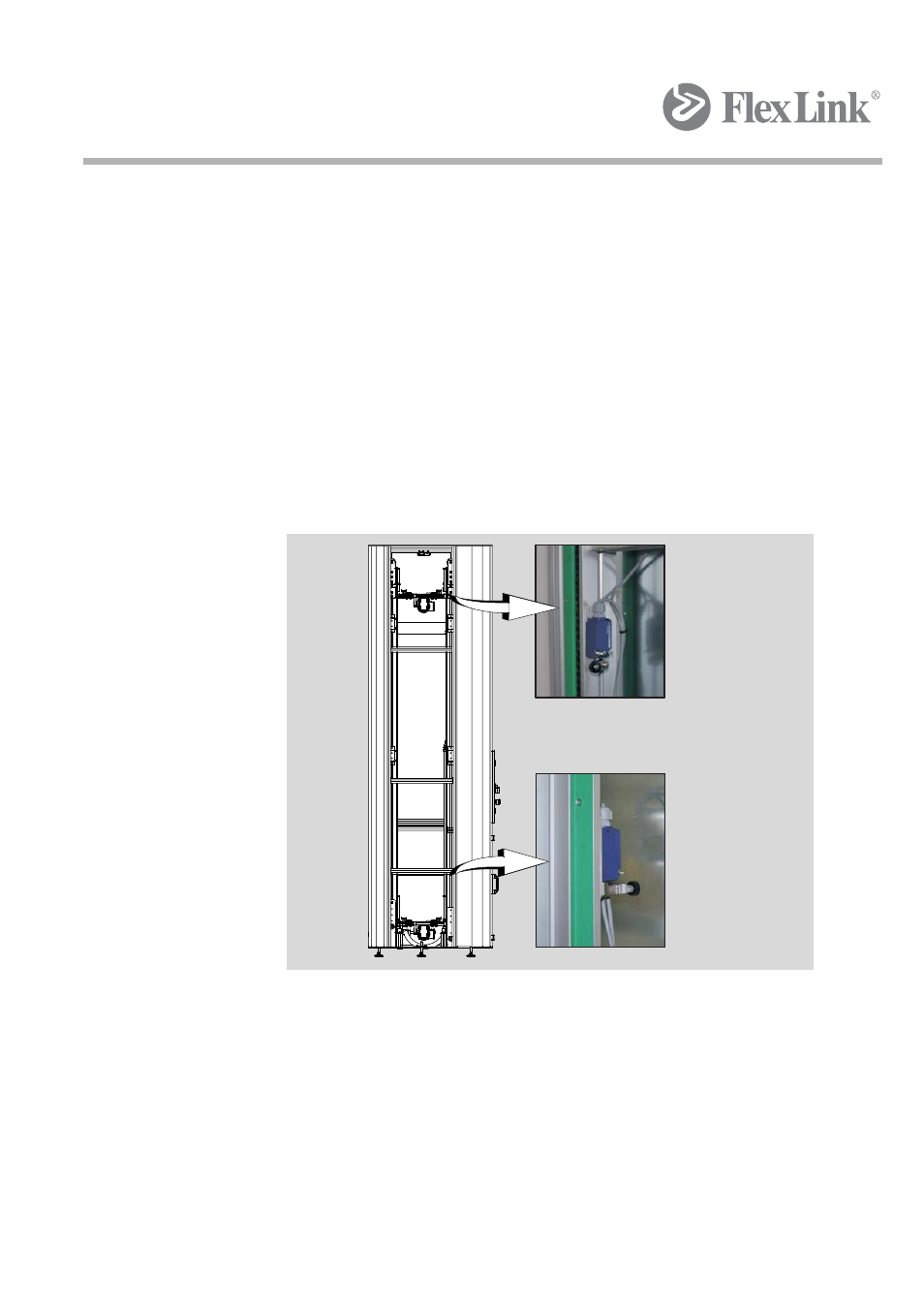 Limit switches | FlexLink Elevator Руководство пользователя User Manual | Page 62 / 102