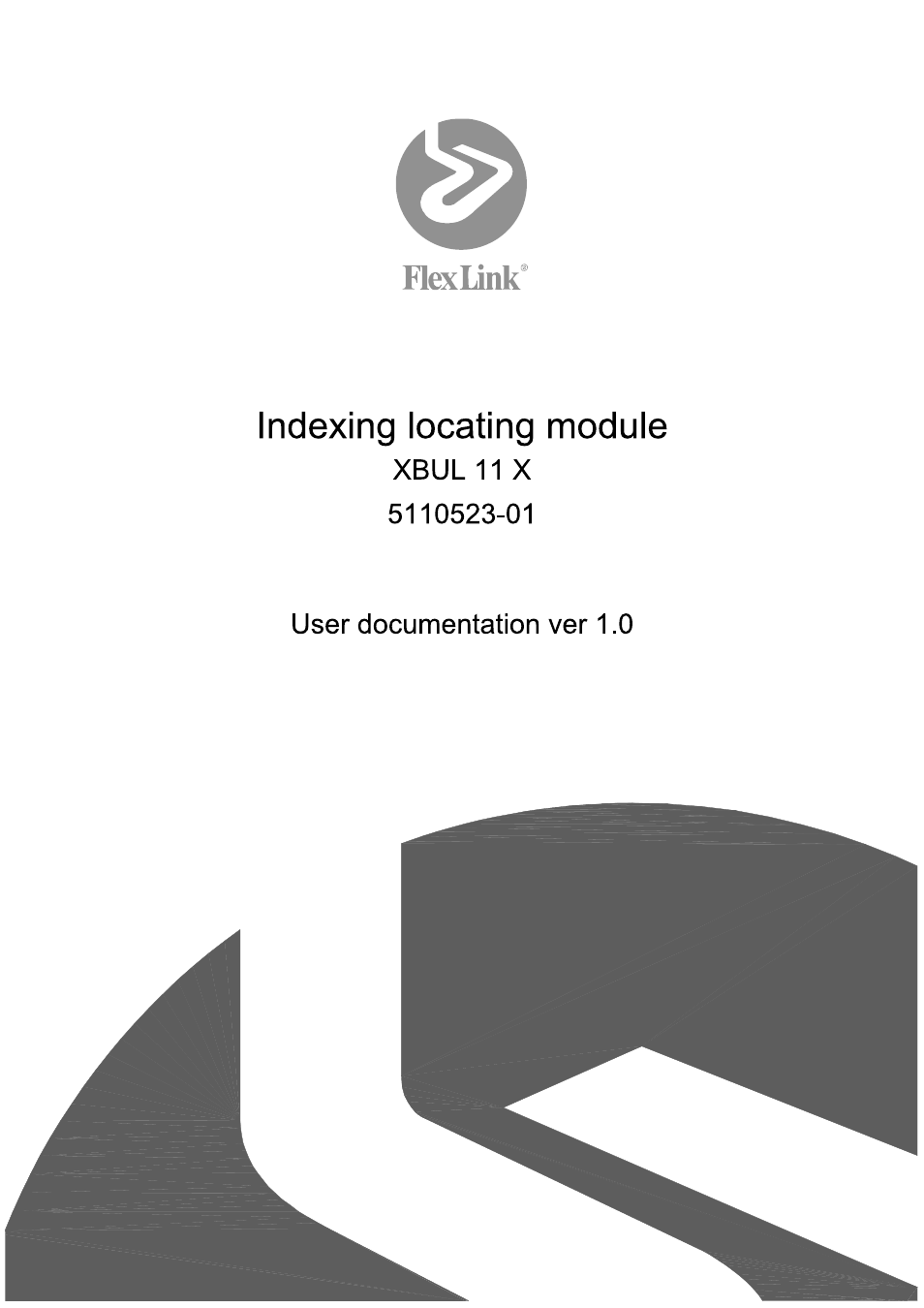 FlexLink X85 Индексирующий модуль XBUL 11Х Руководство пользователя User Manual | 11 pages