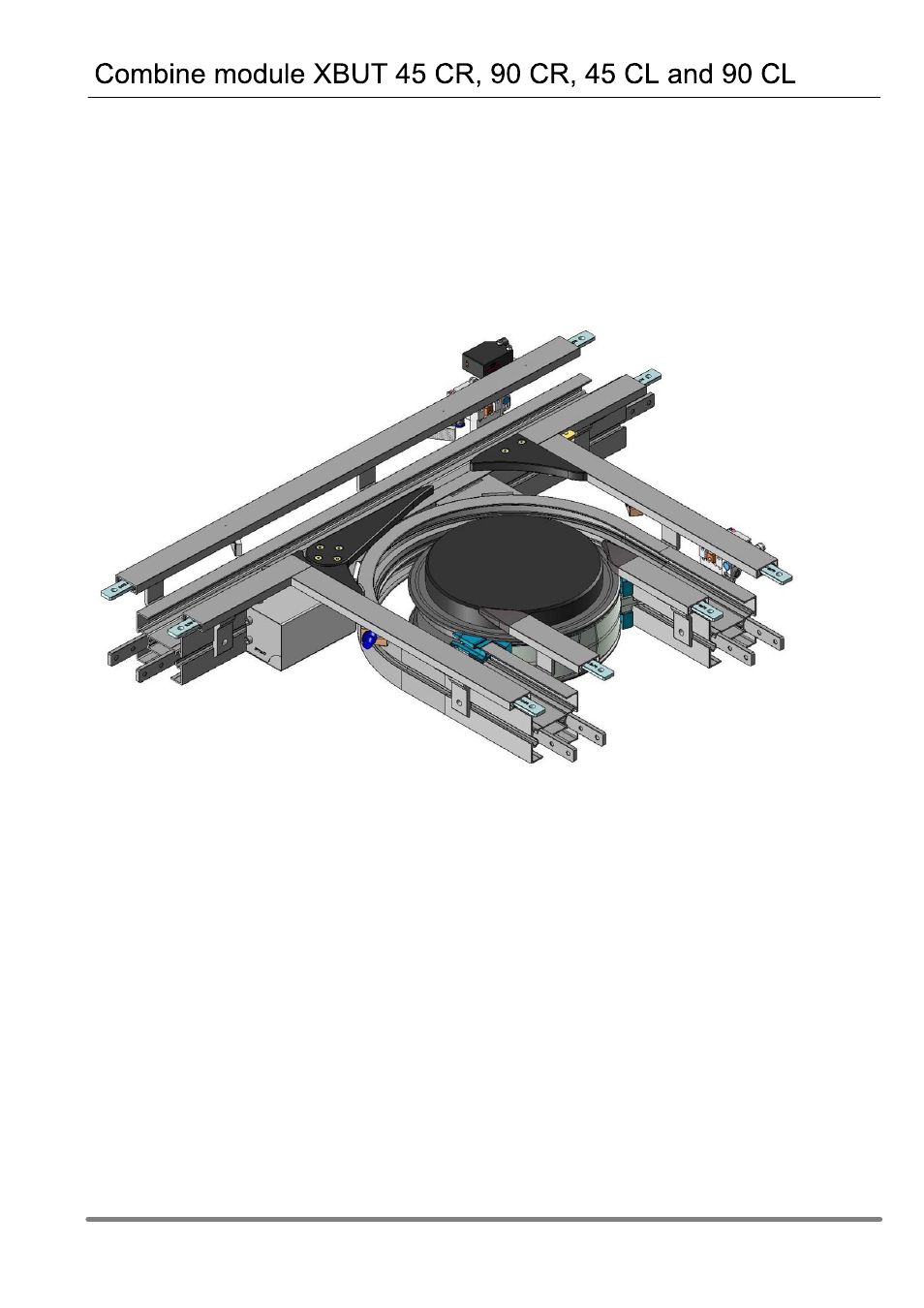 FlexLink X85 Модуль комбинирования XBUТ 45СR,90CR,45CL,90CL Руководство пользователя User Manual | Page 2 / 9