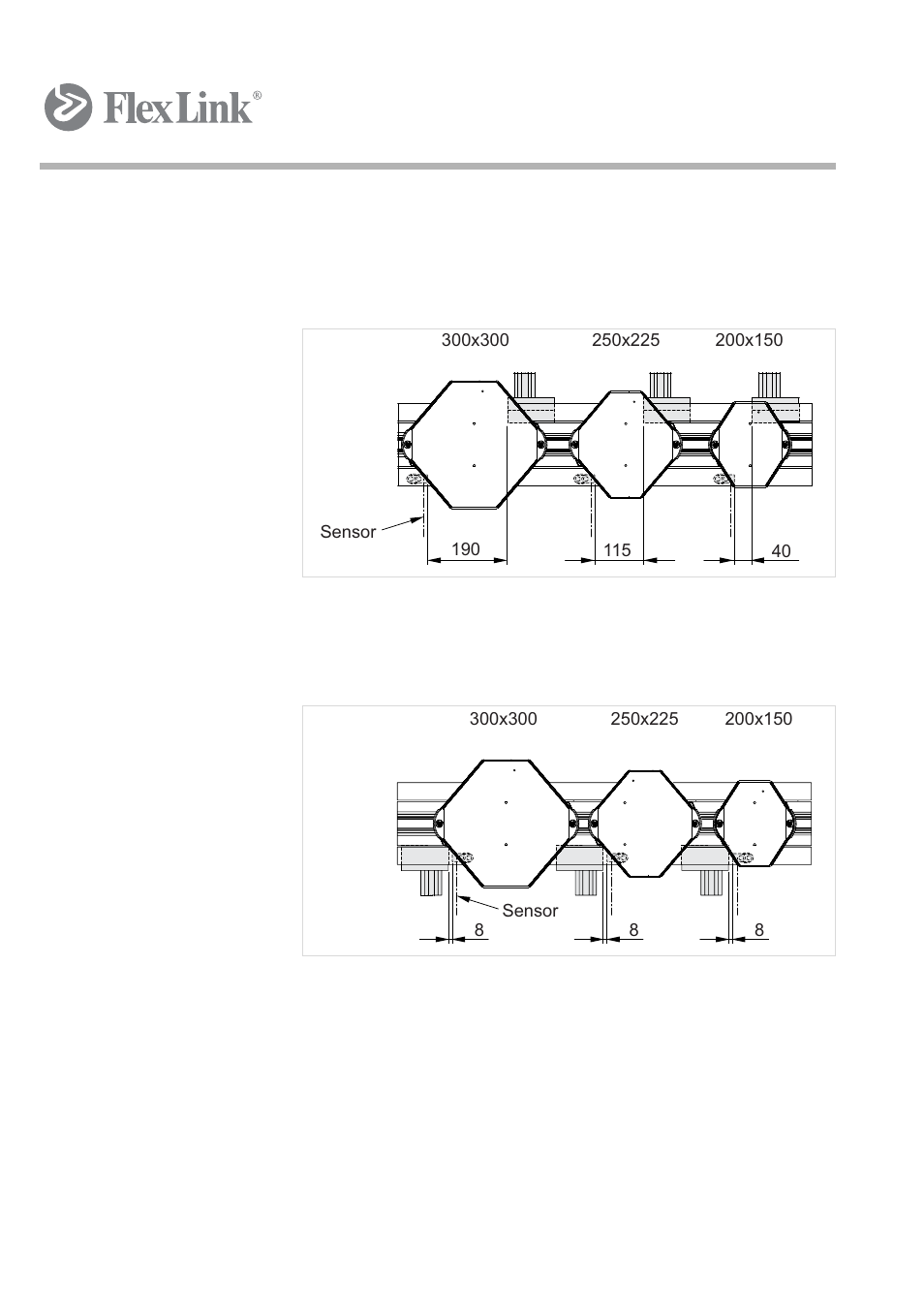 6mounting of stop | FlexLink XK Функциональные модули Руководство пользователя User Manual | Page 37 / 44
