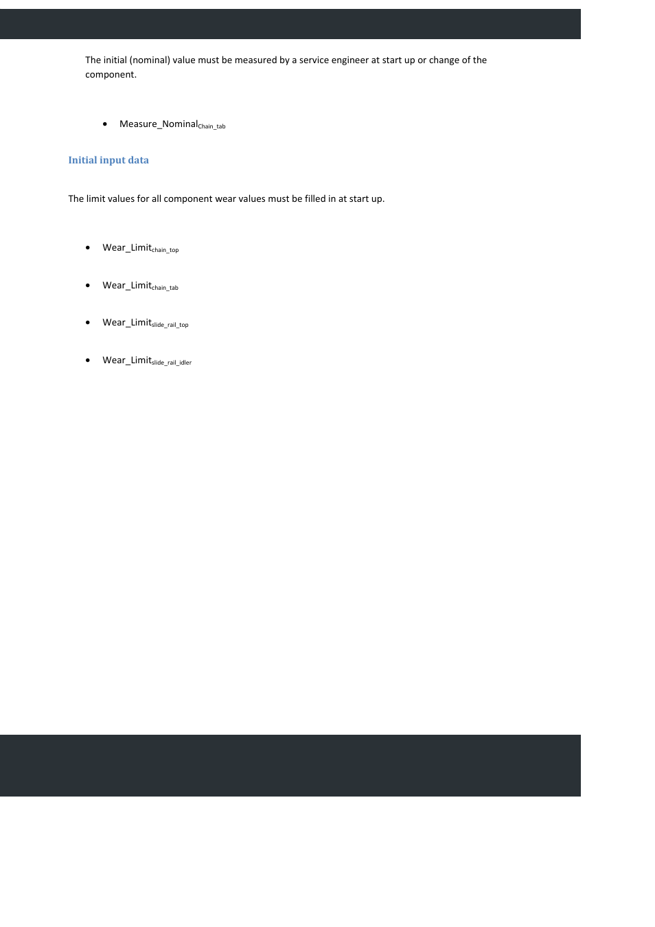 Initial input data, Providing production efficiency | FlexLink YOUTILIZE User Manual | Page 115 / 125