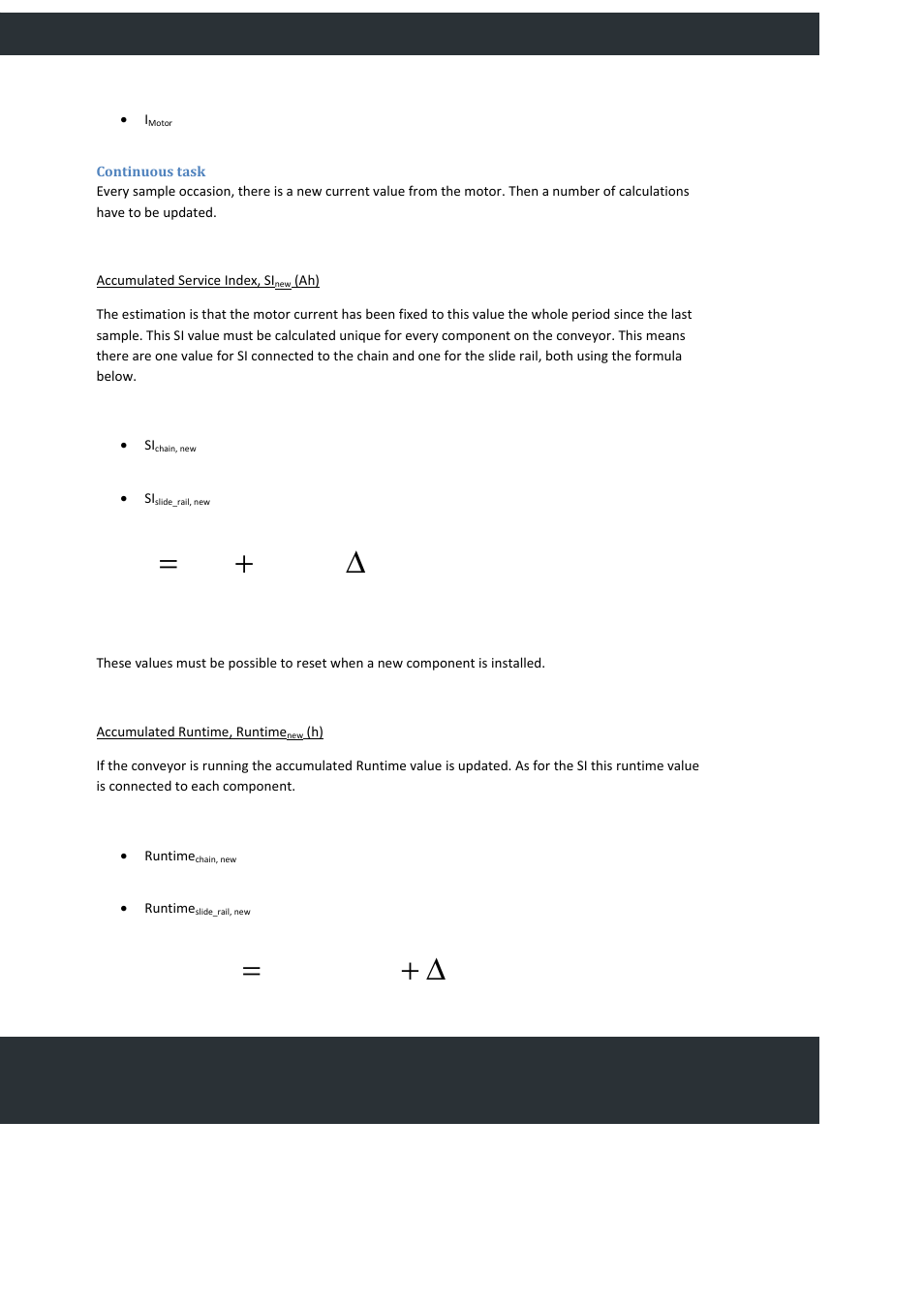 Continuous task, T* i si si, Truntime runtime | FlexLink YOUTILIZE User Manual | Page 119 / 125