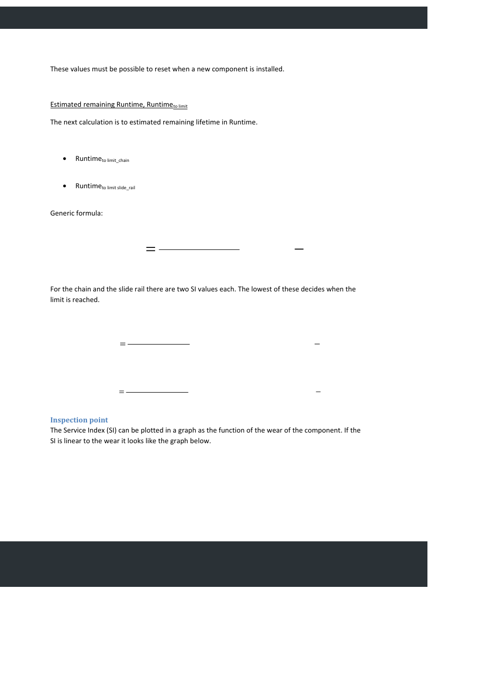 Inspection point, Si si ( * si runtime runtime | FlexLink YOUTILIZE User Manual | Page 120 / 125