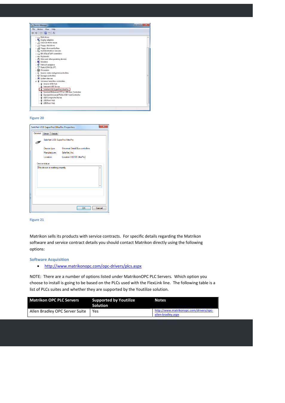 Matrikon opc server, Software acquisition, Providing production efficiency | FlexLink YOUTILIZE User Manual | Page 23 / 125