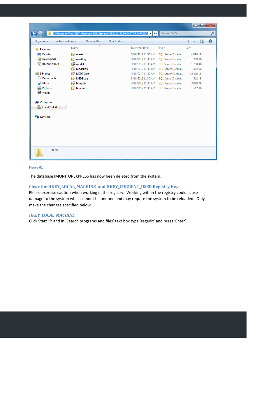 Hkey_local_machine, Providing production efficiency | FlexLink YOUTILIZE User Manual | Page 49 / 125