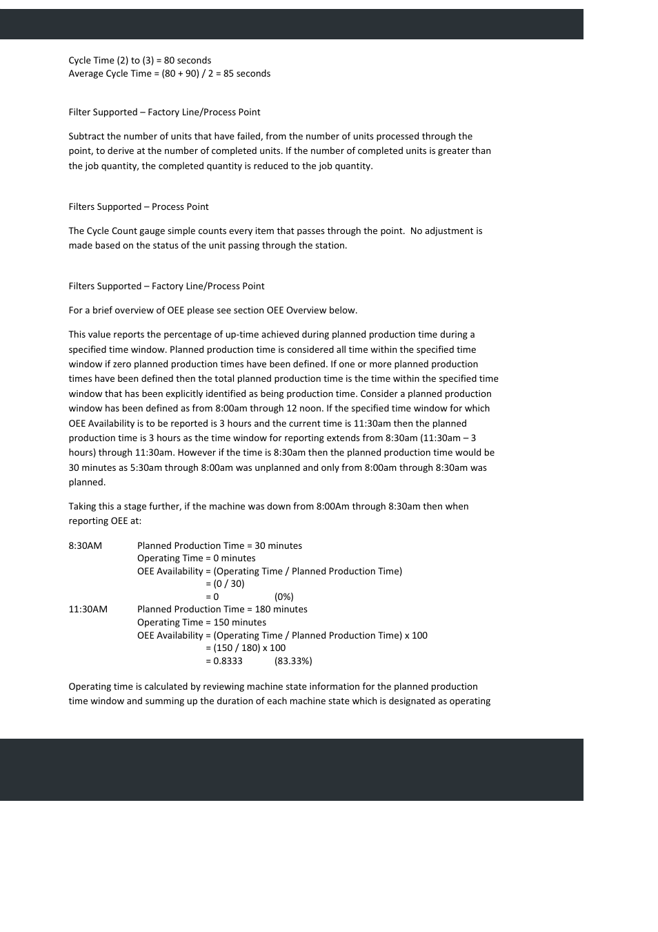 Completed units gauge and label, Cycle count numeric indicator, Providing production efficiency | FlexLink YOUTILIZE User Manual | Page 89 / 125