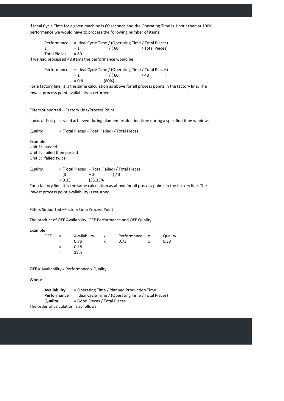 Oee overview, Providing production efficiency | FlexLink YOUTILIZE User Manual | Page 91 / 125
