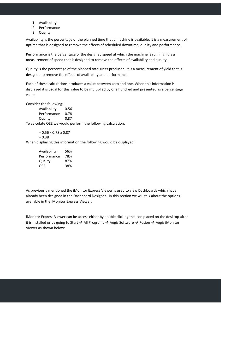 Imonitor express viewer, Launching the application, Providing production efficiency | FlexLink YOUTILIZE User Manual | Page 92 / 125