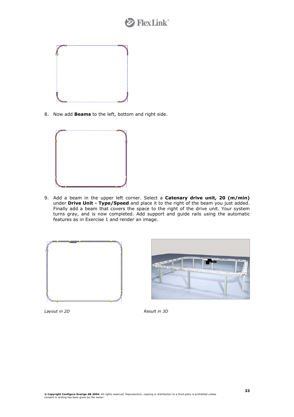 FlexLink Configura User Manual | Page 33 / 41