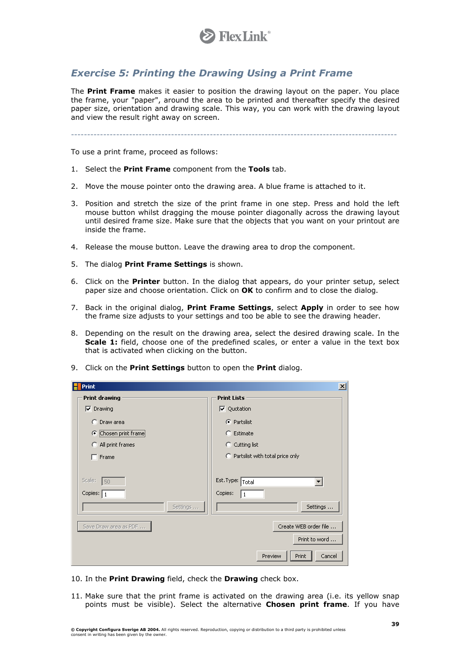 FlexLink Configura User Manual | Page 39 / 41