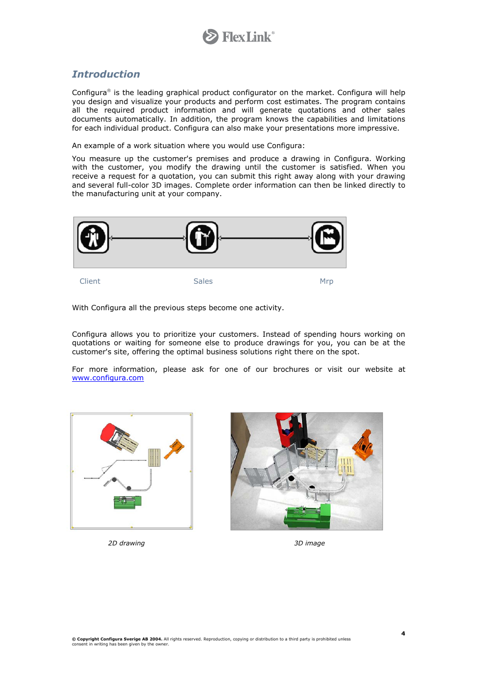 Introduction | FlexLink Configura User Manual | Page 4 / 41