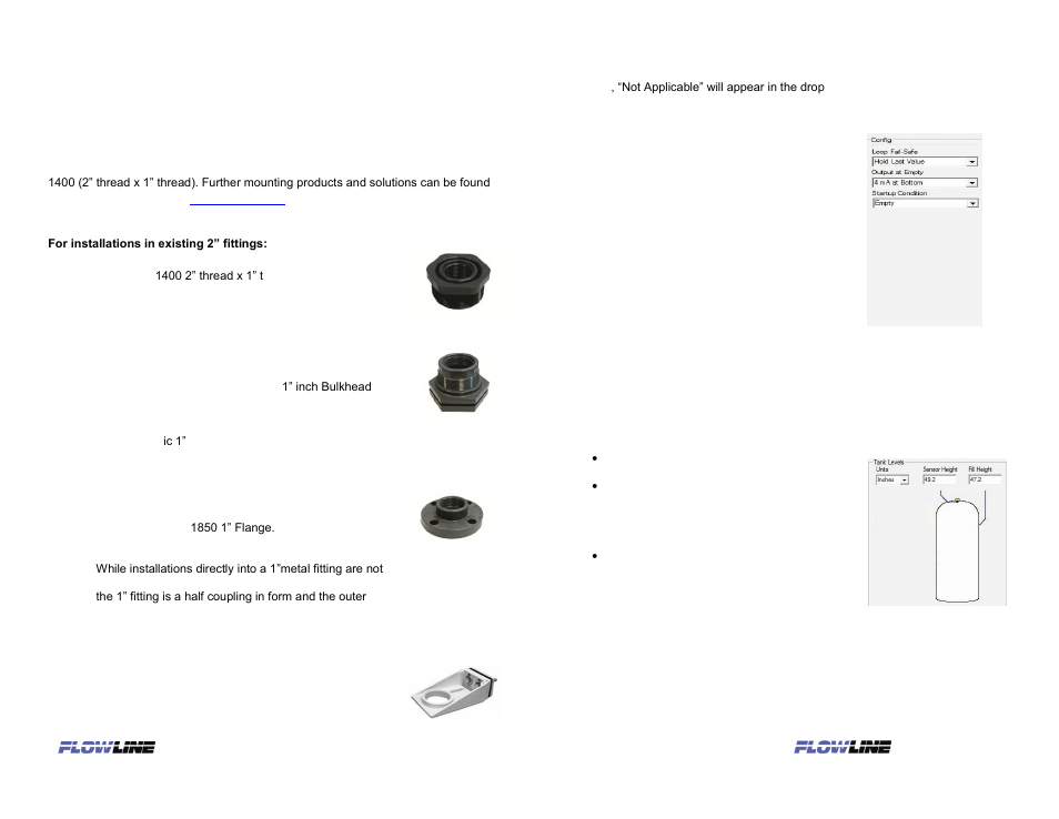 Mounting the echopod | Flowline DL10 EchoPod User Manual | Page 5 / 6