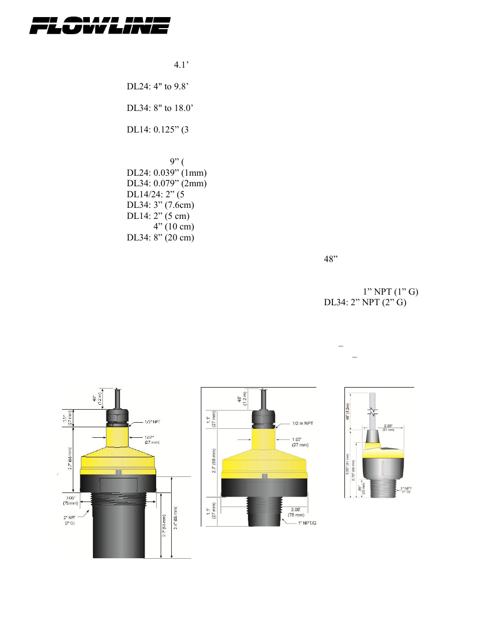 Flowline DL34 EchoPod User Manual | Page 7 / 29