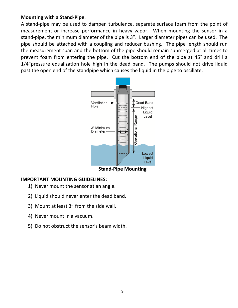 Flowline LU29 EchoSonic II User Manual | Page 9 / 12