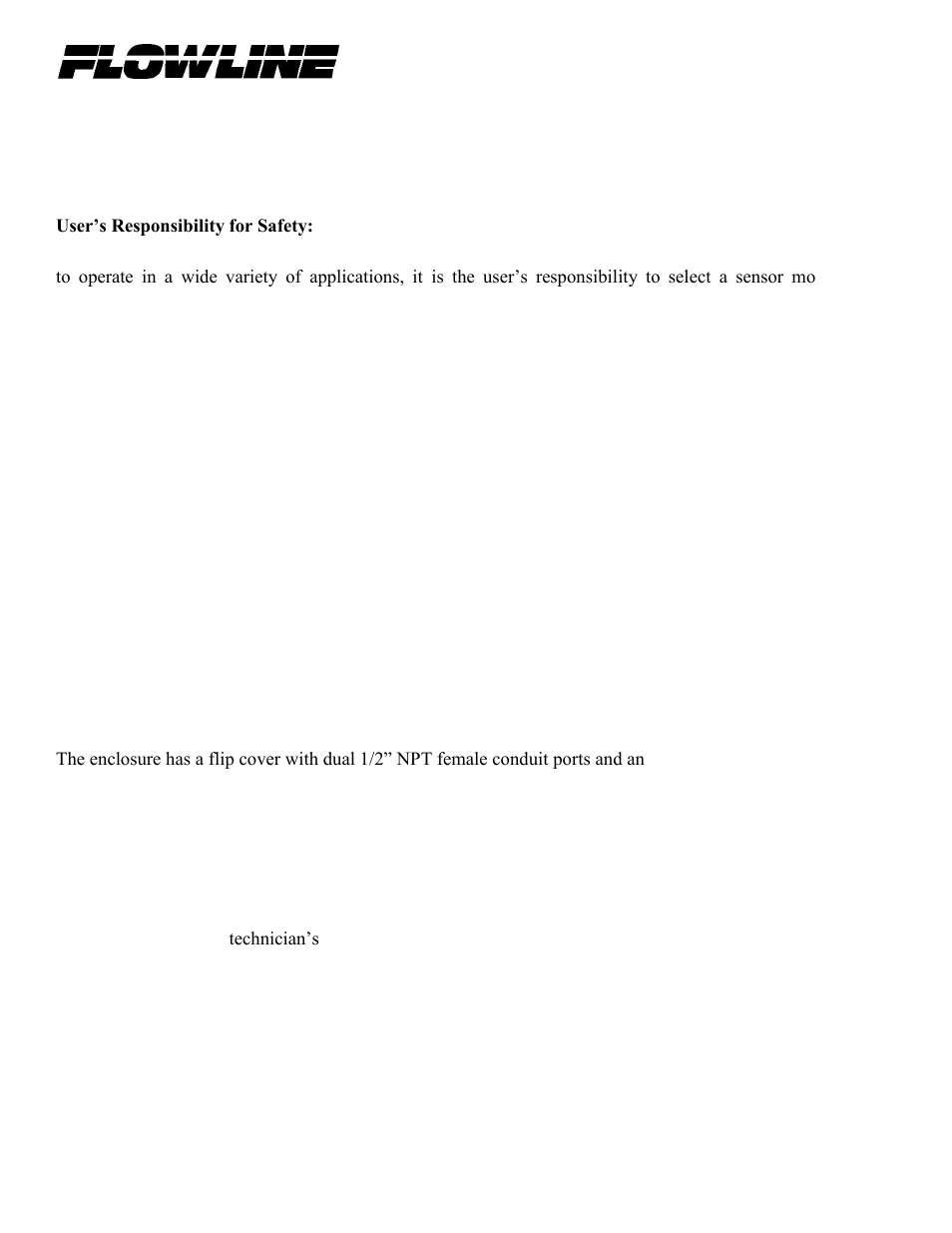 Flowline LU84-5161 EchoSpan User Manual | Page 5 / 22