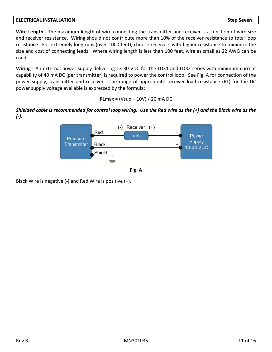 Flowline LD35 DeltaSpan User Manual | Page 11 / 16