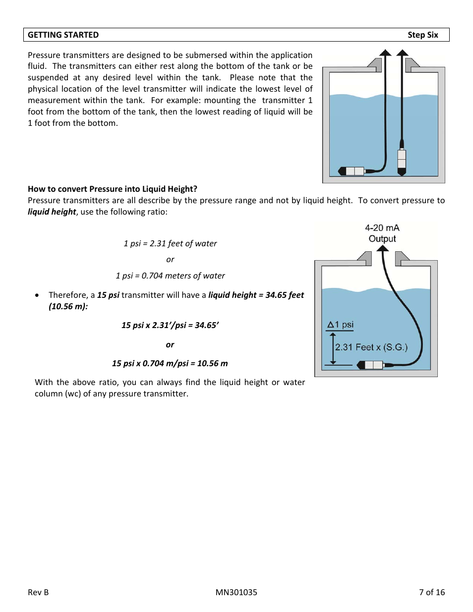 Flowline LD35 DeltaSpan User Manual | Page 7 / 16