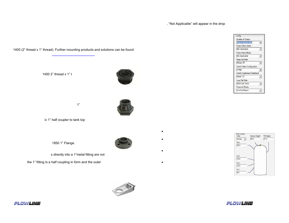 Mounting the echopod | Flowline DS14 EchoPod User Manual | Page 5 / 6