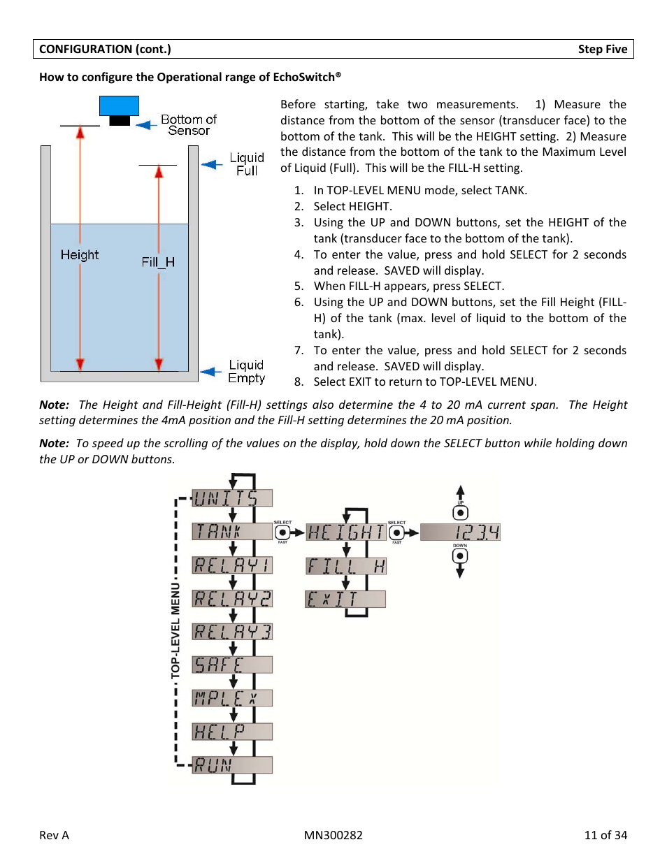 Flowline LU78 EchoSwitch User Manual | Page 11 / 34