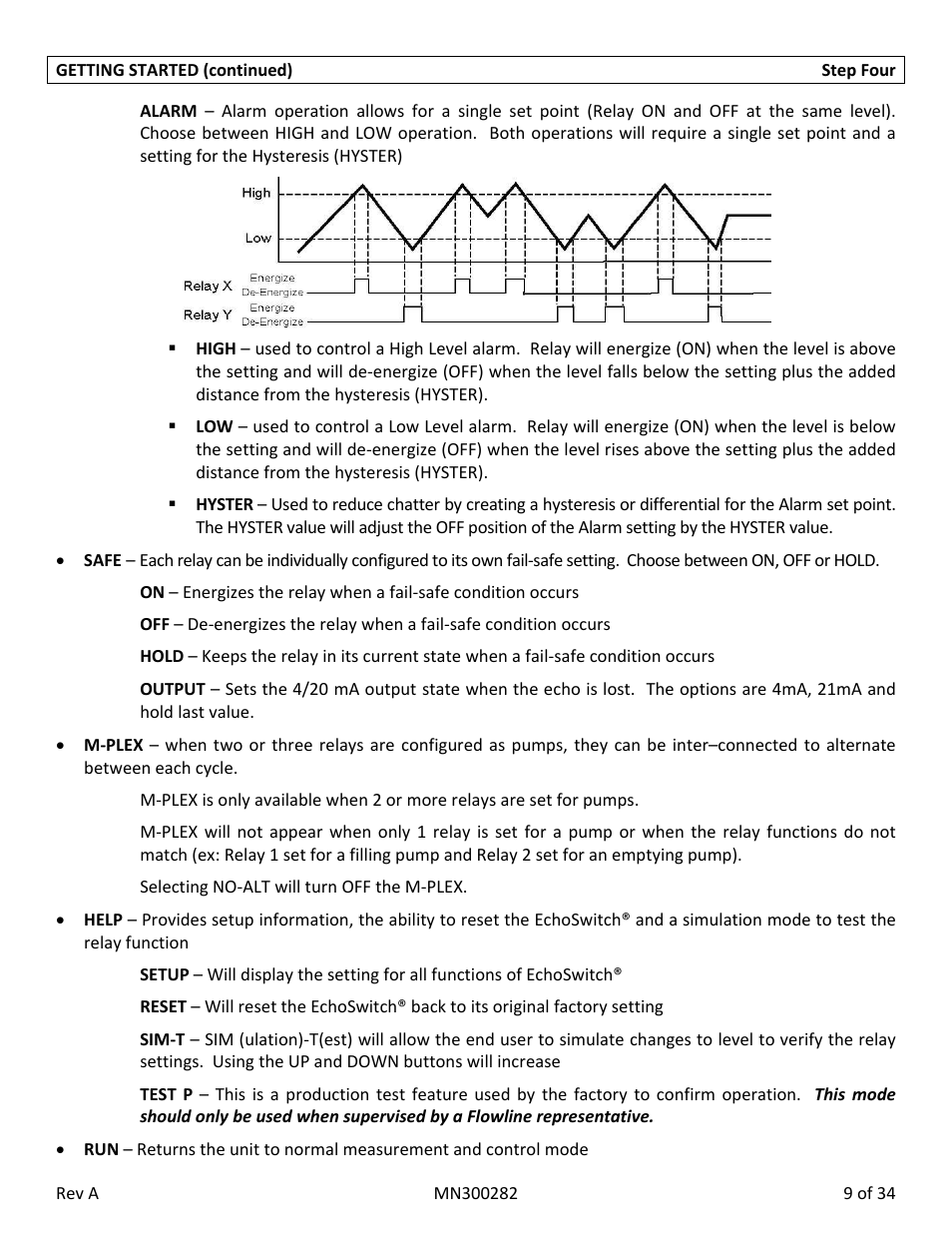 Flowline LU78 EchoSwitch User Manual | Page 9 / 34