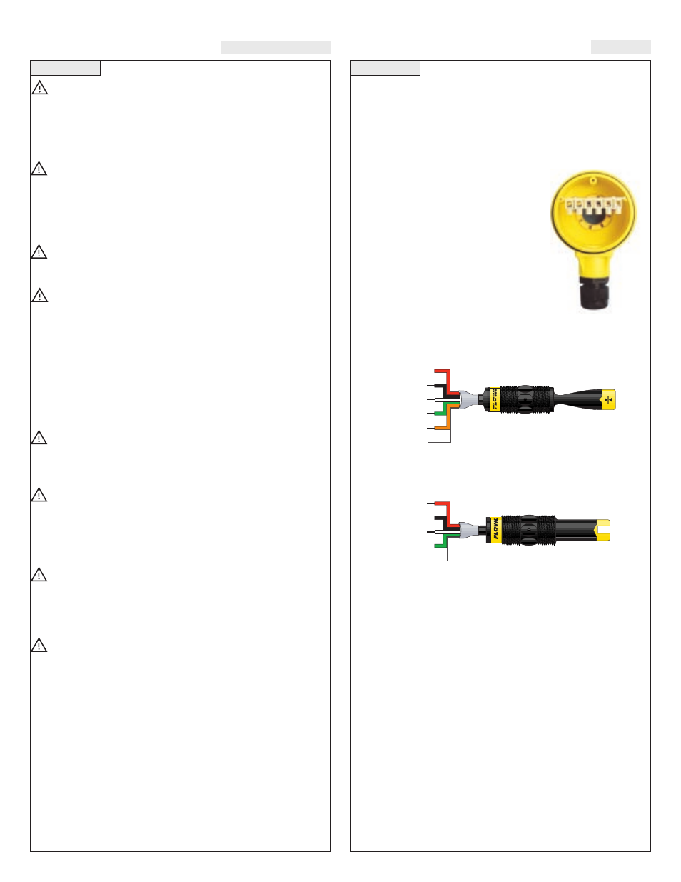 Assembly of switch pak, Safety precautions | Flowline AX18 Switch-Pro User Manual | Page 4 / 6