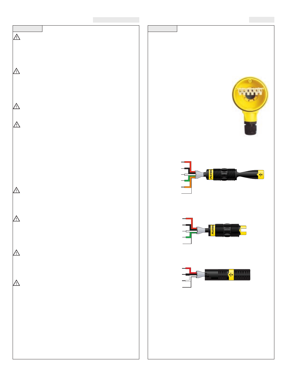 Assembly of switch pak, Safety precautions | Flowline AX1X Switch-Pak User Manual | Page 4 / 6